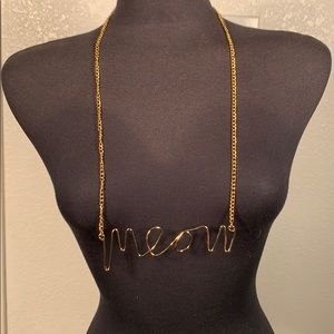 Meowingtons Gold Cursive “Meow” Necklace!!